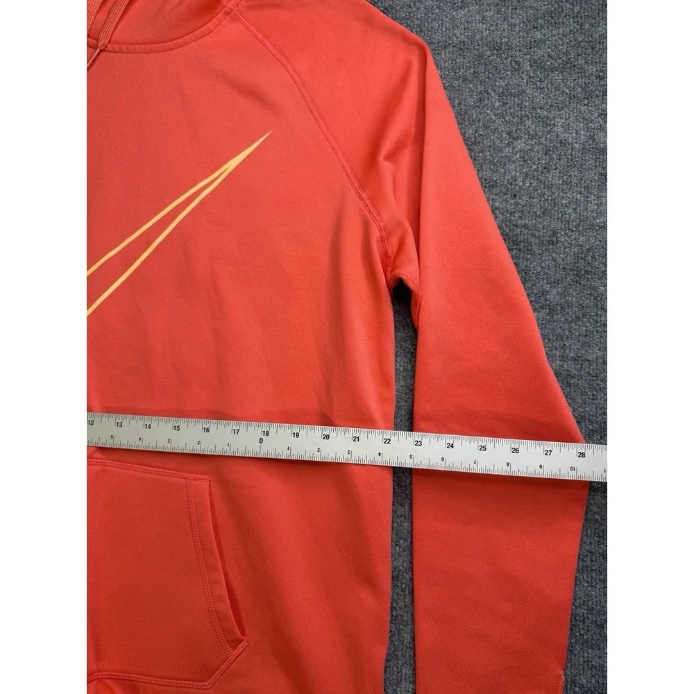 Womens Nike Dri-fit size XL Orange Pullover Hoodie Sweatshirt